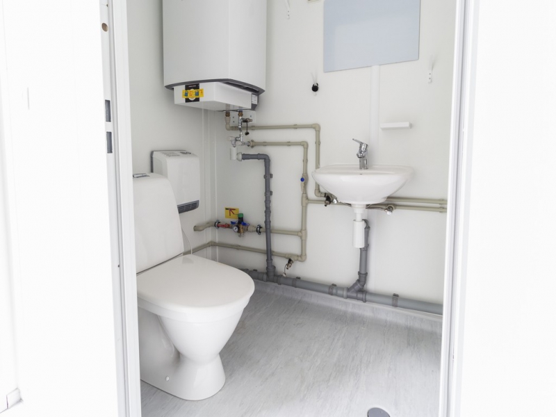 Stålmodul 20fot med WC och dusch - Bild 7