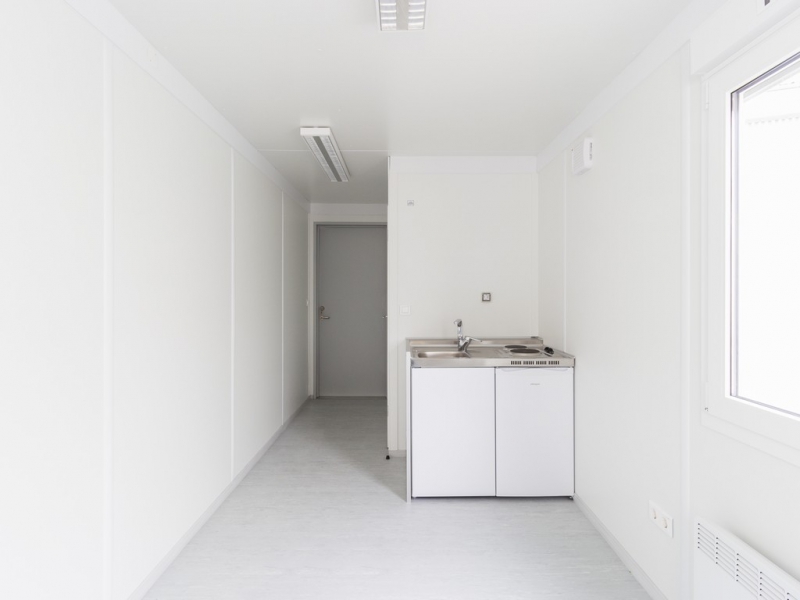 Stålmodul 20fot med WC och pentry Ljusgrå - Bild 6