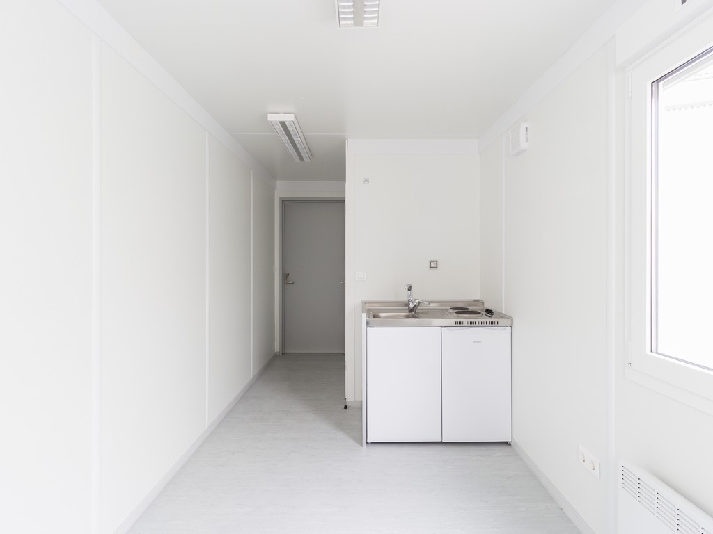 Stålmodul 20fot med WC och pentry Ljusgrå - Bild 6