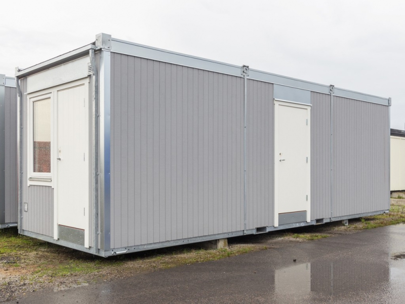Nytillverkad bostadsbod med WC och kök - Bild 2