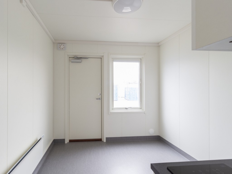 Nytillverkad bostadsbod med WC och kök - Bild 4