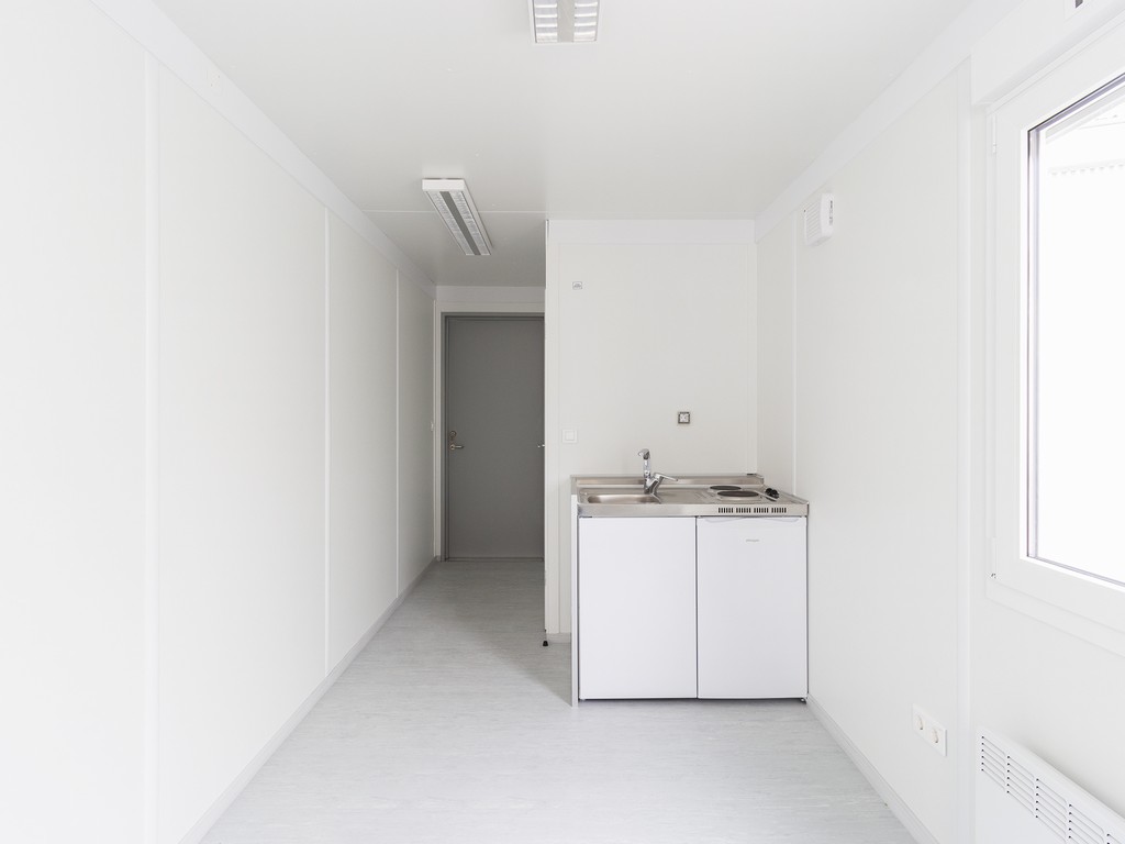 Stålmodul 20fot med WC och pentry Grå - Bild 6