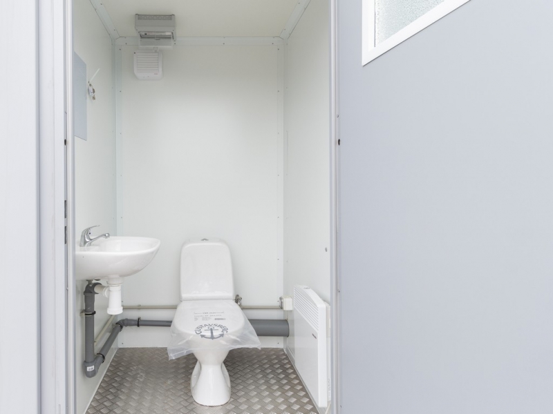 Vattenspolande dubbeltoalett Grå - Bild 5