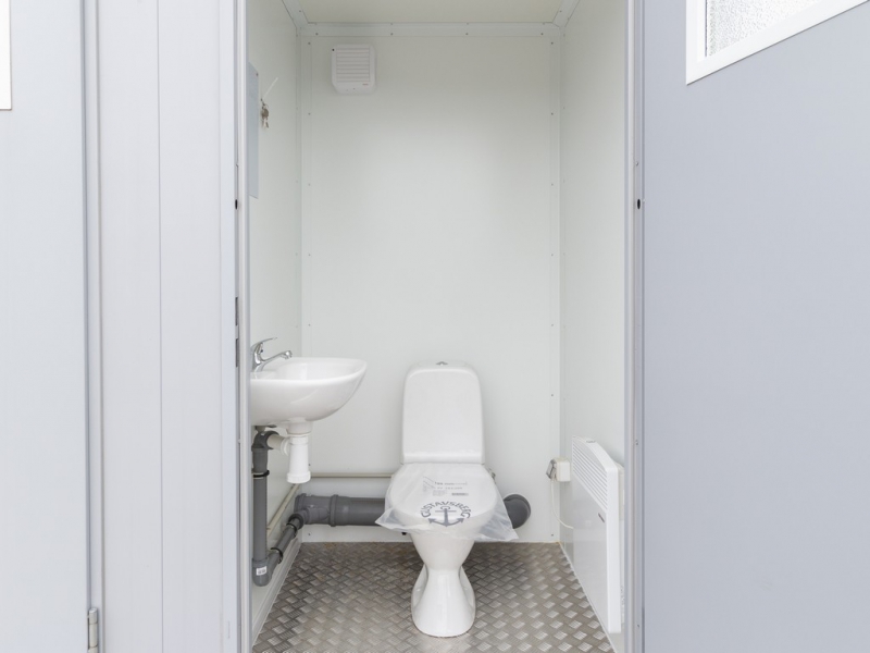 Vattenspolande dubbeltoalett Grå - Bild 6