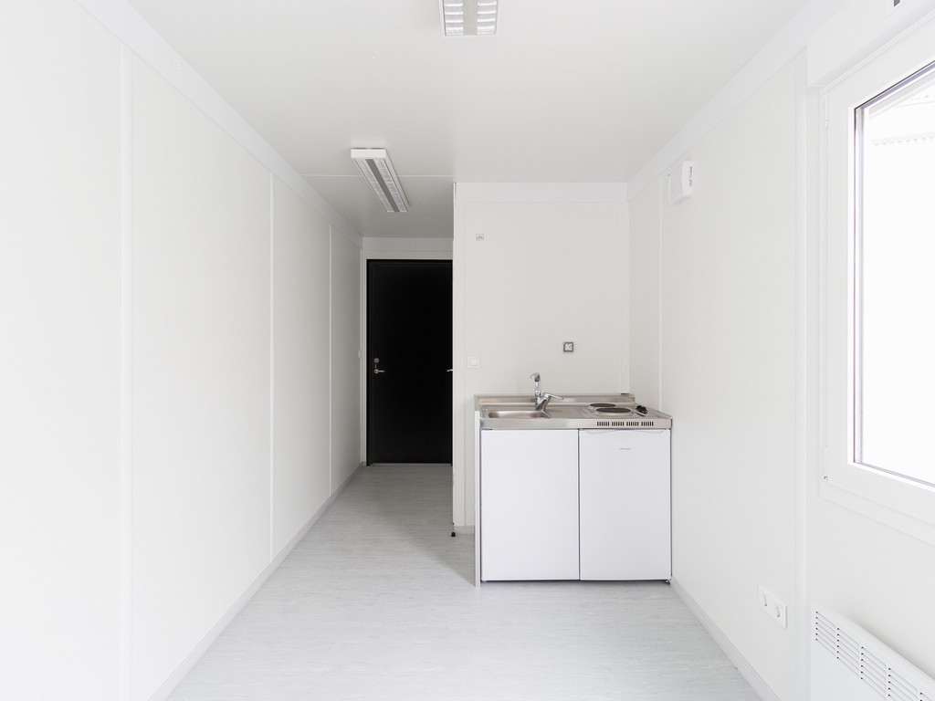 Stålmodul 20fot med WC och pentry Svart - Bild 6