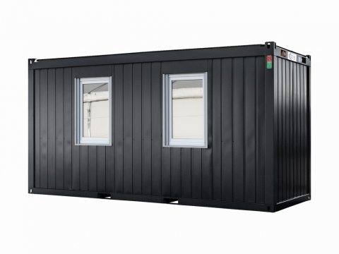 Kontorsmodul 20fot Svart