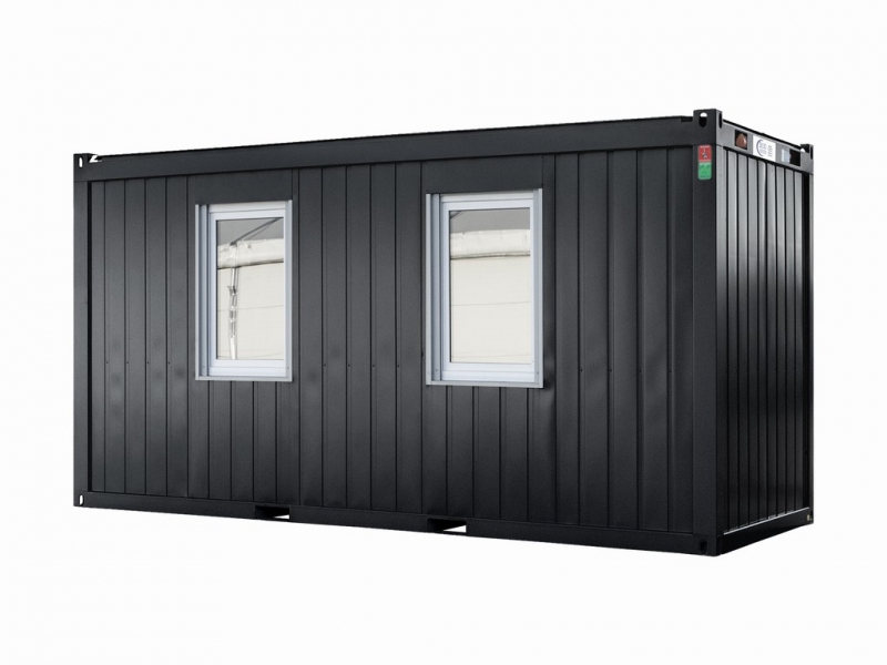 Kontorsmodul 20fot Svart