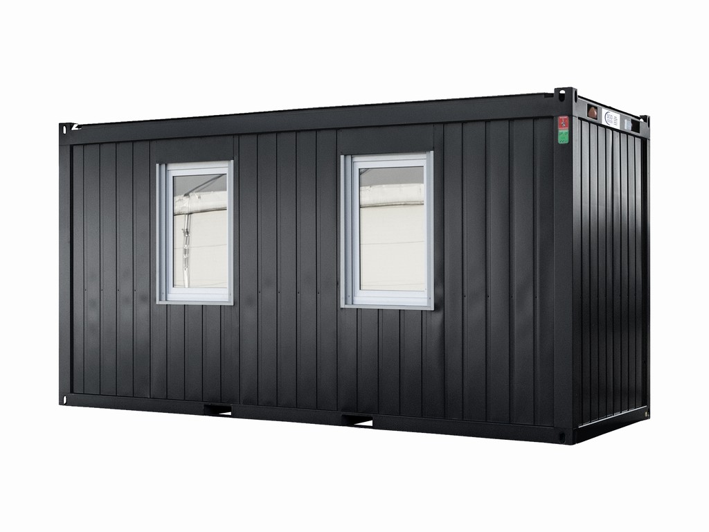 Kontorsmodul 20fot Svart