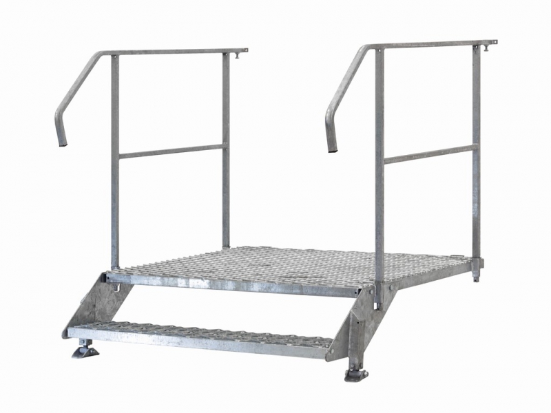 Bodtrappa med räcke 1-Steg