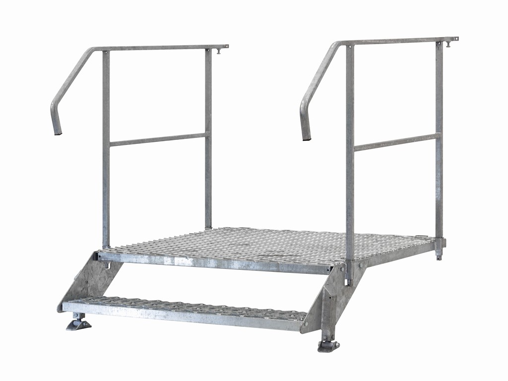 Bodtrappa med räcke 1-Steg