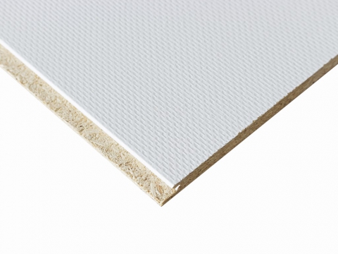 Väggskiva med glasfiberstruktur