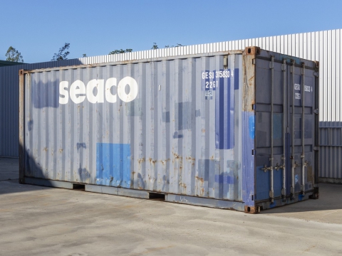 Beg. förrådscontainer 20fot