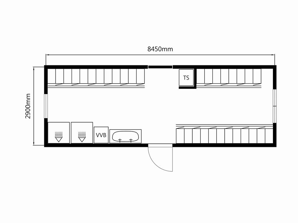 16-mans omklädning / personalbod – TEST - Bild 11