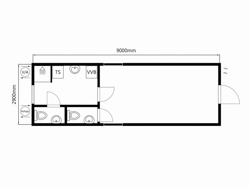 Beg. kontorsbod med WC och dusch - Bild 10