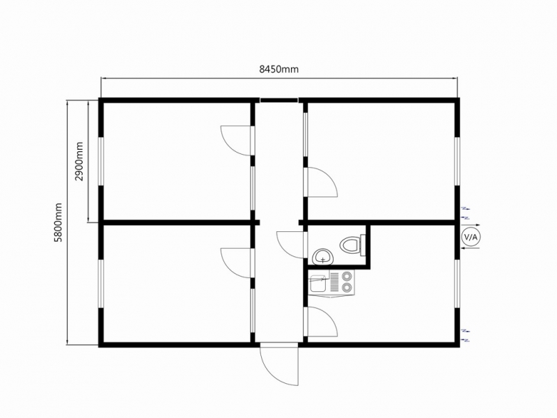 Nytillverkade kontorsbodar - Bild 11