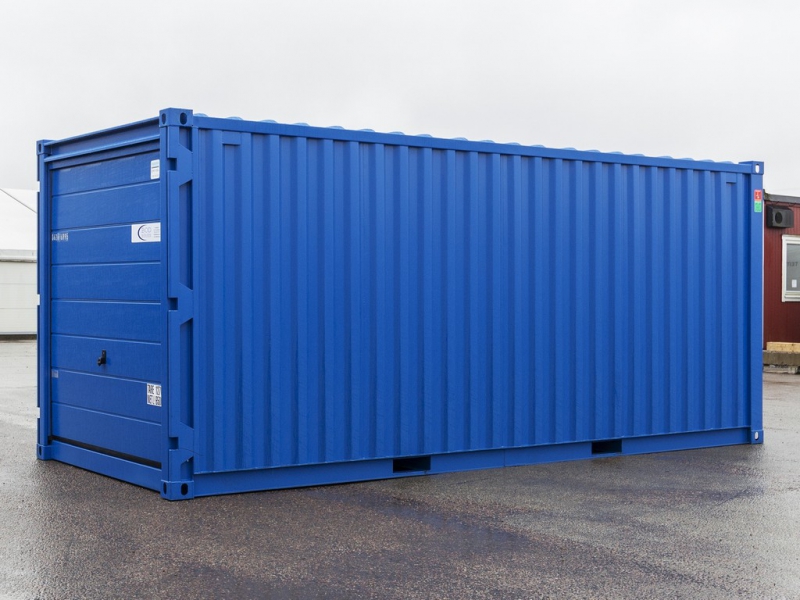 Förrådscontainer med garageport 20fot - Bild 2