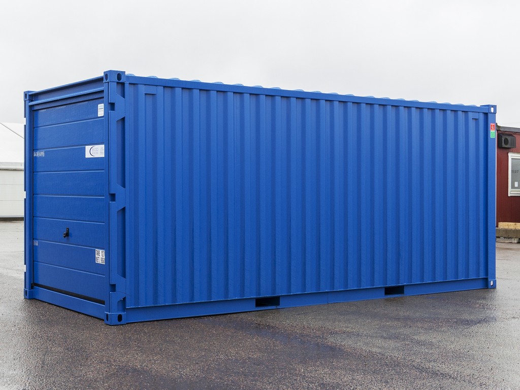 Förrådscontainer med garageport 20fot - Bild 2