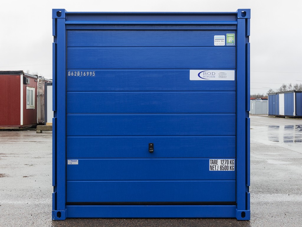 Förrådscontainer med garageport 20fot - Bild 5