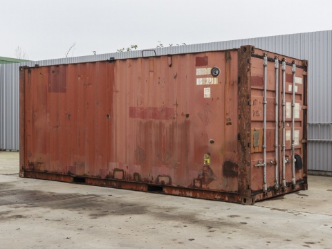 Beg. förrådscontainer 20fot
