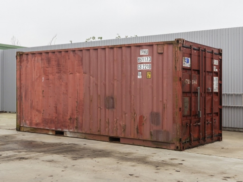 Beg. förrådscontainer 20fot