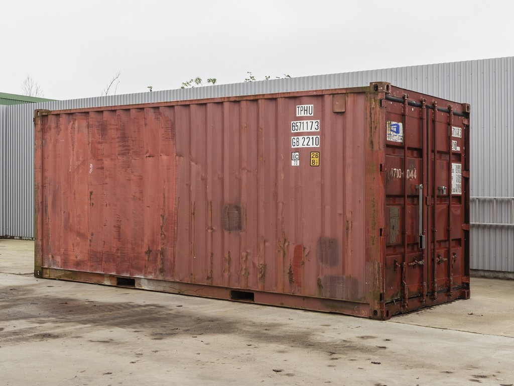 Beg. förrådscontainer 20fot